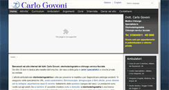 Desktop Screenshot of carlogovoni.it